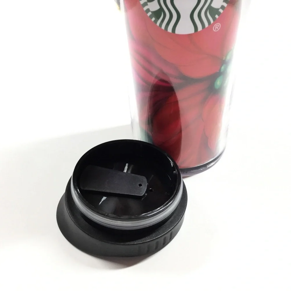 Starbucks Christmas Poinsettia Travel mug, 16oz. 2020.